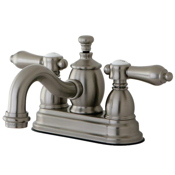 KS7108BAL 4" Centerset Bathroom Faucet, Brushed Nickel
